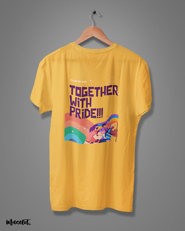 Muselot's Together with pride printed t shirts for LGBTQ pride. 