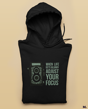 Printed hoodies - Adjust your focus  - MUSELOT