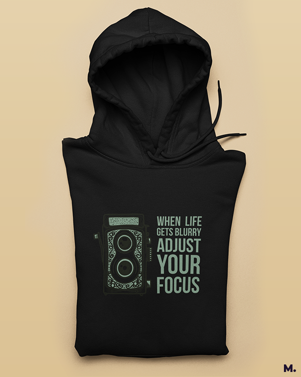 Printed hoodies - Adjust your focus  - MUSELOT