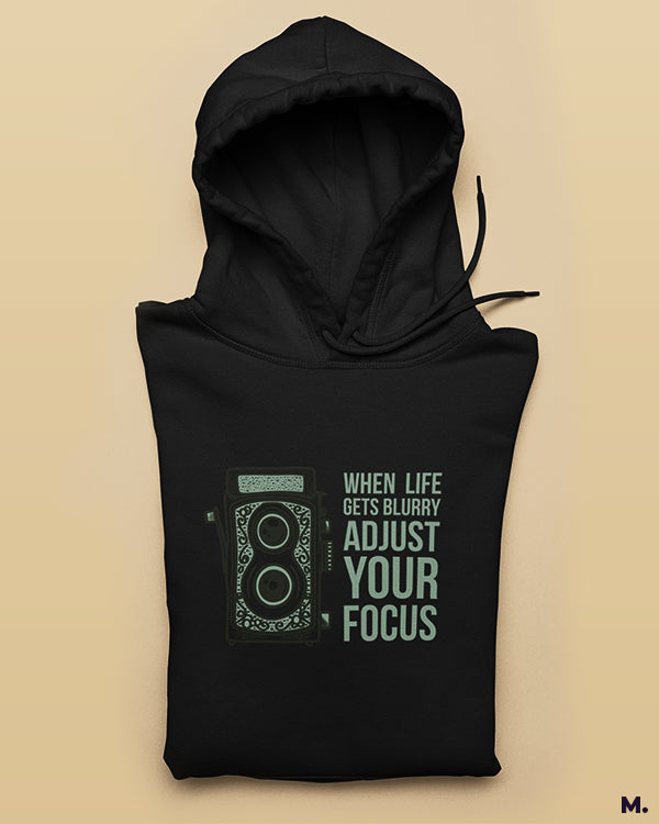 Printed hoodies - Adjust your focus  - MUSELOT
