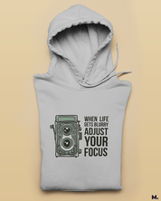 Printed hoodies - Adjust your focus  - MUSELOT