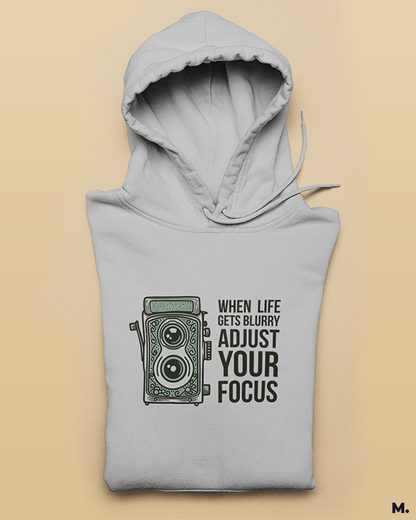Printed hoodies - Adjust your focus  - MUSELOT