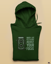 Printed hoodies - Adjust your focus  - MUSELOT