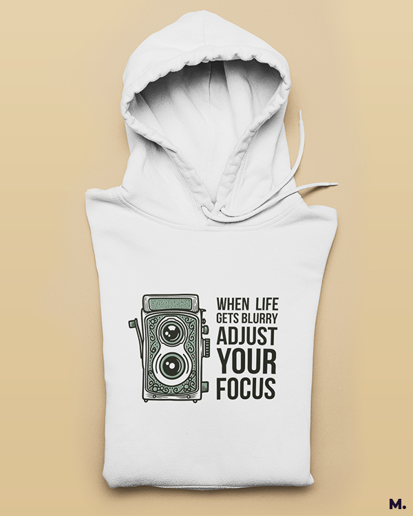 Printed hoodies - Adjust your focus  - MUSELOT