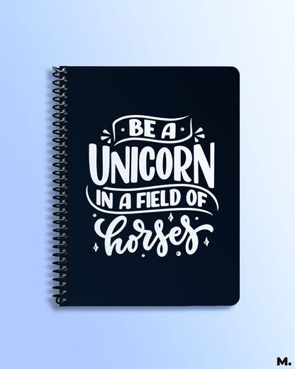 Printed notebooks - Be a unicorn  - MUSELOT