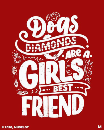 printed t shirts - Dogs and diamonds  - MUSELOT