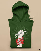 Create something today printed hoodies