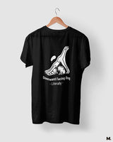 Downward facing dog literally, printed t shirts