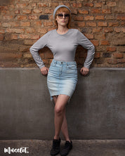 Full sleeves t shirt grey
