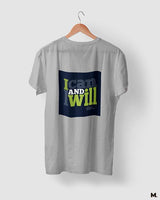 I can and I will printed t shirts