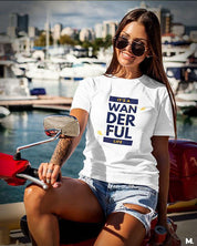 printed t shirts - It's a wanderful life  - MUSELOT