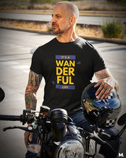 printed t shirts - It's a wanderful life  - MUSELOT