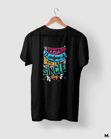 Journey of 1000 miles printed t shirts