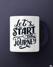 Printed mugs - Let's start the journey  - MUSELOT
