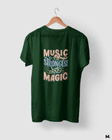 Music is strongest magic printed t shirts