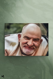 Neeb karori baba acrylic canvas art - Muselot