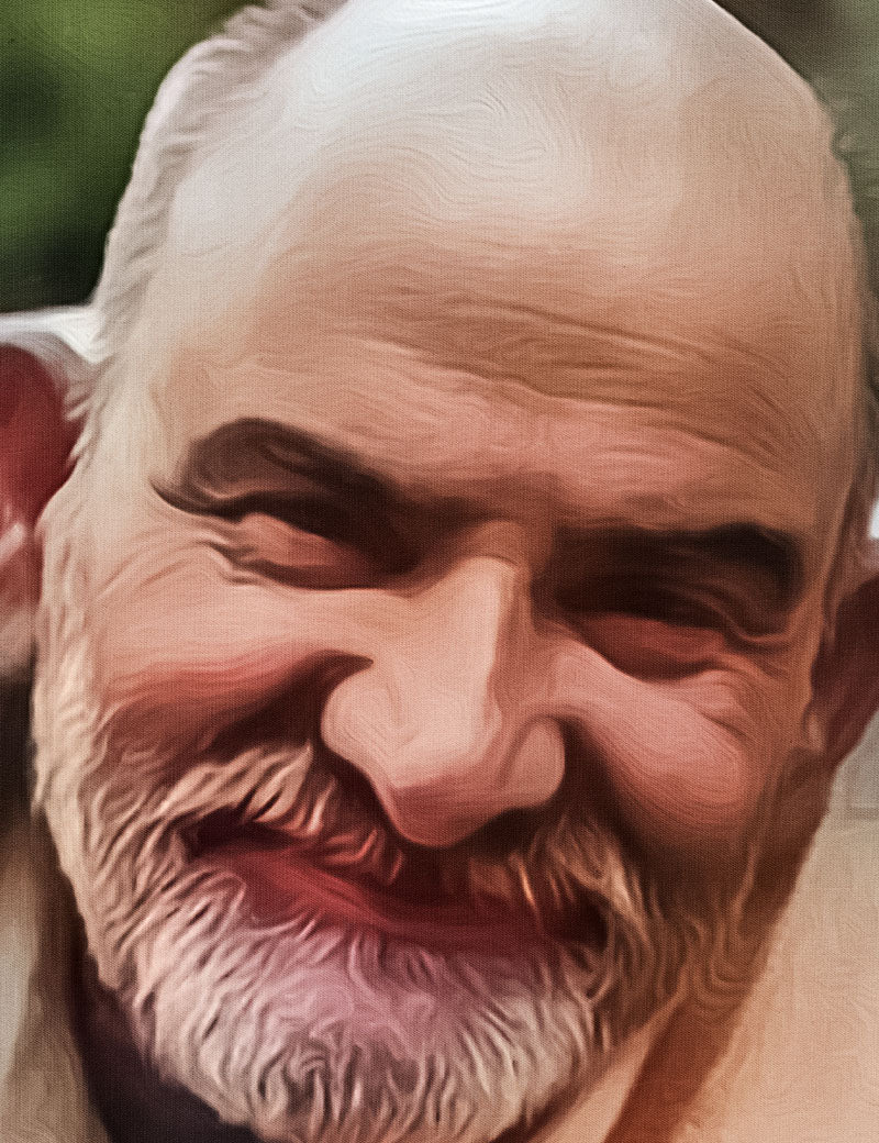 Neeb karori baba acrylic canvas art - Muselot