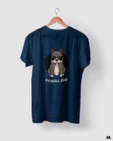 Pitbull dad printed t shirts