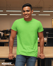 Liril green mens plain t shirts