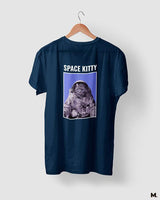 Space kitty printed t shirts